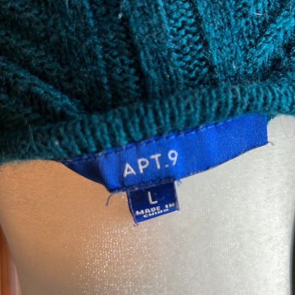 APT 9 BLUE SWEATER L - Picture 3 of 3